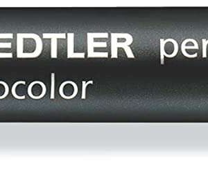 staedtler lumocolor 352 rotulador permanente punta redonda trazo 2mm aprox capuchon con clip secado rapido color naranja