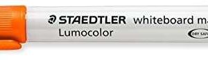 staedtler lumocolor 351 rotulador para pizarra blanca punta redonda trazo 2mm capuchon con clip color naranja