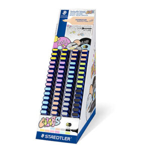 staedtler textsurfer classic 364 expositor de 60 marcadores fluorescentes punta biselada 1 5 mm aprox secado rapido colores surtidos