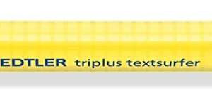 staedtler triplus textsurfer 362 rotulador fluorescente punta biselada 1 5mm aprox tinta base de agua color amarillo claro