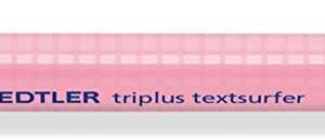staedtler triplus textsurfer 362 rotulador fluorescente trazo entre 1 a 4mm aprox. tinta base de agua color carmin claro