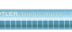 staedtler triplus micro 774 portaminas ancho de linea 1.3mm punta retractil diseño ergonomico color azul claro