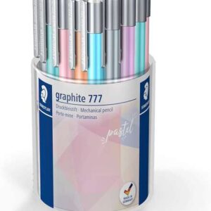 staedtler graphite 777 pack de 36 portaminas trazo 0.5mm cuerpo engomado colores surtidos