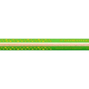 staedtler jumbo noris 128 lapiz triangular de color mina de 4mm resistencia a la rotura diseño ergonomico color verde claro
