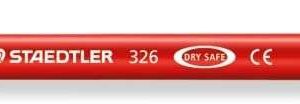 staedtler noris 326 rotulador de punta fina trazo 1mm aprox tina base de agua color rojo