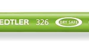 staedtler noris 326 rotulador de punta fina trazo 1mm aprox tina base de agua color verde claro