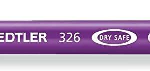 staedtler noris 326 rotulador de punta fina trazo 1mm aprox tina base de agua color violeta