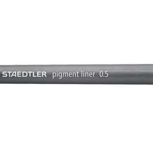 staedtler pigment liner 308 rotulador calibrado trazo 0.5mm secado rapido color azul claro