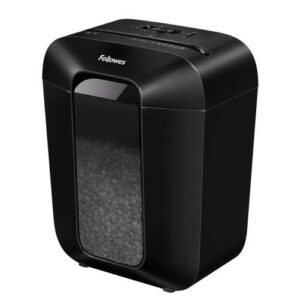 fellowes lx41 destructora de papel manual minicorte p 4 destruye hasta 11 hojas papelera de 17l color negro