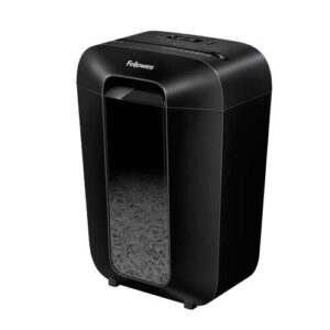 fellowes lx70 destructora de papel manual 18l destruye hasta 11 hojas particulas de 4x40mm nivel de seguridad din p 4 bloqueo de seguridad color negro