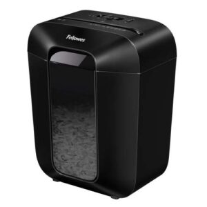 fellowes lx45 destructora de papel manual corte en particulas p 4 destruye hasta 8 hojas papelera de 17l color negro