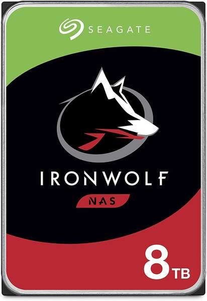 seagate ironwolf disco duro interno 3.5" sata 3 8tb nas