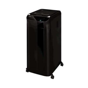 fellowes automax 550c destructora de papel automatica corte en particulas p 4 autoalimentacion 500 hojas, manual 14 hojas papelera de 83l color negro