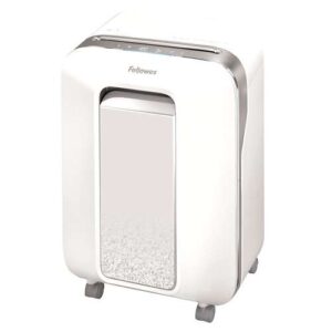 fellowes lx201 destructora de papel manual microcorte p 5 destruye hasta 12 hojas capacidad de la papelera 22l color blanco