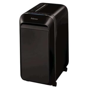 fellowes lx221 destructora de papel manual microcorte p 5 destruye hasta 20 hojas papelera de 30l color negro