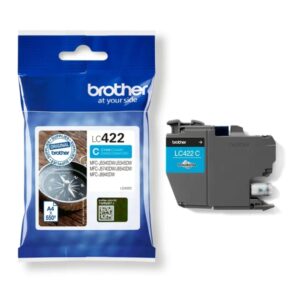 brother lc422 cyan cartucho de tinta original lc422c