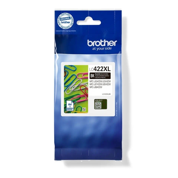 brother lc422xl negro cartucho de tinta original lc422xlbk