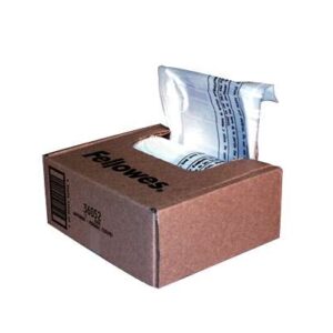 fellowes pack de 100 bolsas de residuos para destructoras hasta 30l