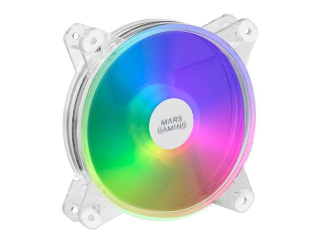 mars gaming ventilador 120mm iluminacion rgb velocidad max. 1100rpm
