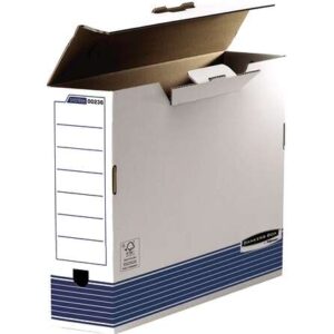 fellowes bankers box caja de archivo definitivo 100mm a3 montaje automatico fastfold carton reciclado certificacion fsc