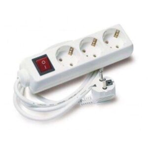 elbat regleta alimentacion 3x schukos interruptor on/off cable de 1.50m