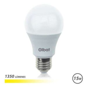 elbat bombilla led a60 15w e27 1350lm 3000k luz calida
