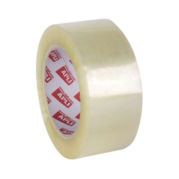 apli rollo de precinto acrilico 48mm x 132m 25 µm fabricado en polipropileno transparente