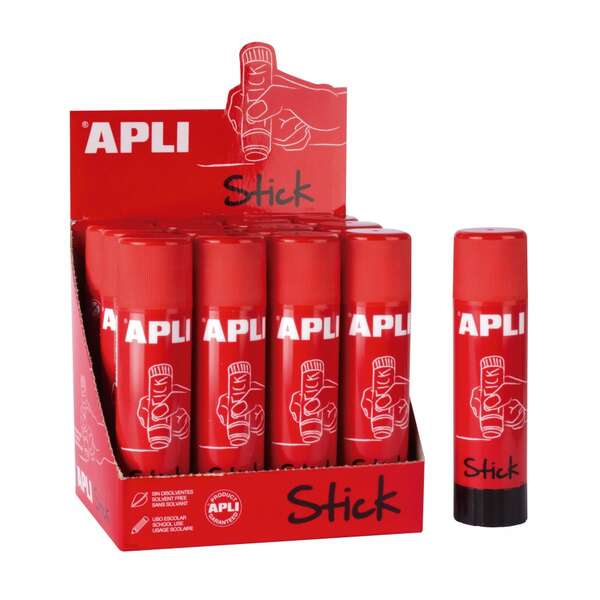 apli barra de pegamento adhesivo 21g no toxica secado instantaneo no arruga o humedece el papel apto para uso escolar