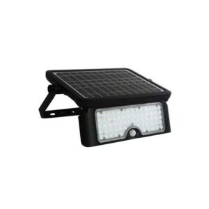 elbat foco led solar multifuncion 10w 1150lm luz fria 6000k sensor de movimiento