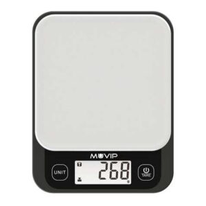 muvip bascula de cocina digital super slim sensor de calibracion alta precision funcion tara