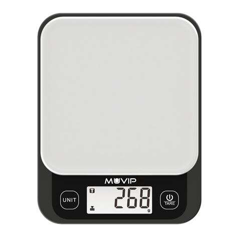 muvip bascula de cocina digital super slim sensor de calibracion alta precision funcion tara