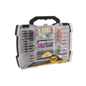 blim maletin de accesorios para mini herramienta multiusos 145pcs universales