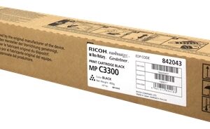 ricoh aficio mp c2800/mp c3300 negro cartucho de toner original 841124/842043