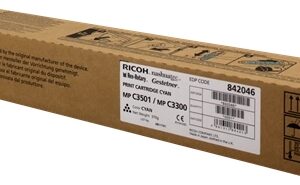 ricoh aficio mp c2800/mp c3300/mp c3001/mp c3501 cyan cartucho de toner original 841127/842046/841427