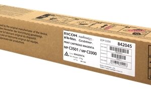 ricoh aficio mp c2800/mp c3300/mp c3001/mp c3501 magenta cartucho de toner original 841126/842045/841426