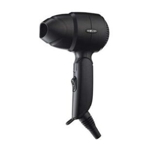 muvip secador de pelo de viaje 1200w plegable motor dc 2 velocidades gancho para colgar