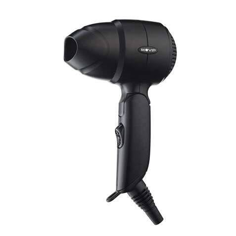muvip secador de pelo de viaje 1200w plegable motor dc 2 velocidades gancho para colgar