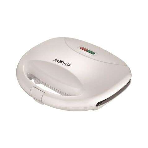 muvip sandwichera 750w 2 sandwiches placas con corte en el medio facil limpieza