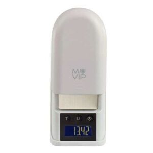 muvip bascula de bolsillo digital superficie acero inoxidable sensor de alta precision apagado automatico peso max. 0.300kg
