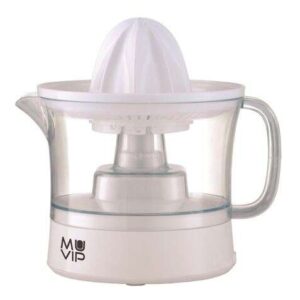 muvip exprimidor electrico 40w deposito de 0.5l rotacion en ambos sentidos filtro de pulpa desmontable para facil limpieza