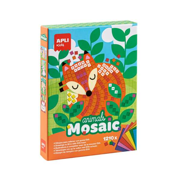apli mosaico de goma eva animales diferentes diseños goma eva precortada para desarrollar la destreza y precision