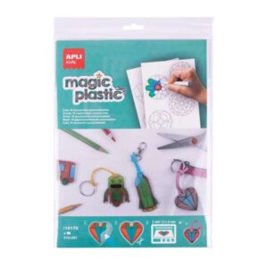apli magic plastic se transforma en plastico duro disminuye su tamaño 4 hojas