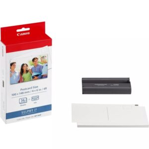 canon kp 36ip pack de tinta original y 36 hojas papel fotografico, 100x148 mm 7737a001