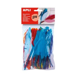 apli pack de 100 plumas de indio medidas entre 9 cm y 14 cm colores surtidos