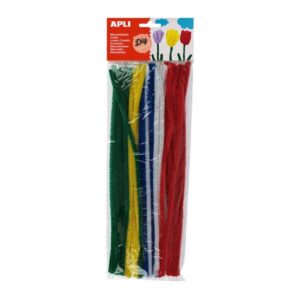 apli pack de 50 limpiapipas Ø 6 mm x 300 mm colores surtidos