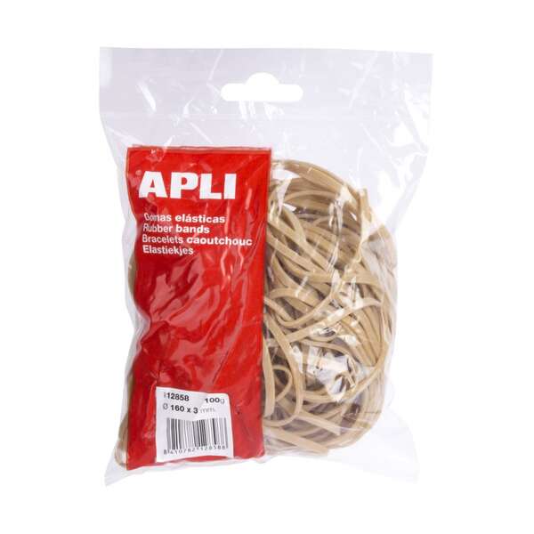 apli gomas elasticas Ø 160 x 3 mm alta calidad bolsa con 100g