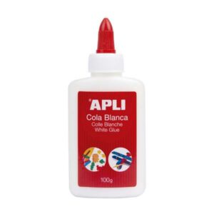 apli cola blanca liquida 100g aplicador de punta libre de solventes y no toxica apto para uso escolar