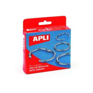 apli pack de 10 anillas metalicas articuladas Ø46 mm