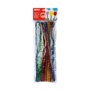 apli pack de 50 limpiapipas Ø 6 mm x 300 mm colores surtidos