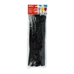 apli pack de 50 limpiapipas Ø 6 mm x 300 mm color negro
